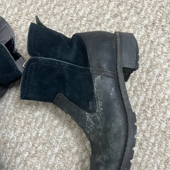 Timberland Bethel Biker boots winter shoes black size 6.5 - Picture 6 of 13